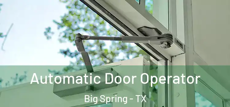 Automatic Door Operator Big Spring - TX